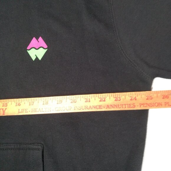 Meow Wolf Sweatshirt XL Black Neon Immersive Art Full Zip Hoodie Hooded - Picture 5 of 12